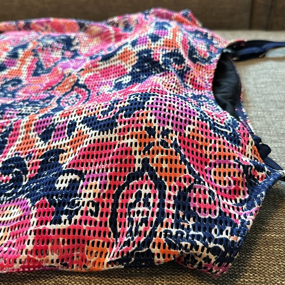 Croft & Barrow floral swimsuit top, size XXL - Picture 2 of 6